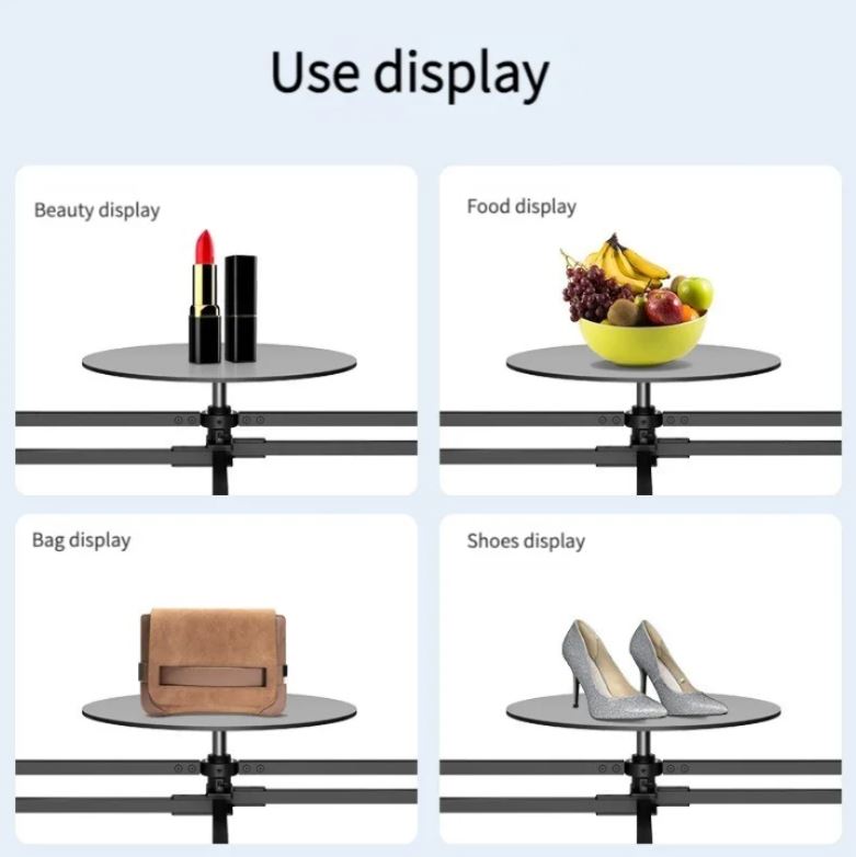 BH-12 360 Degrees Camera Rotating Platform Product Display Photography ...